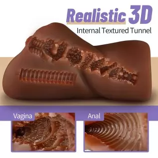 Pocket Pussy Realistic Male Masturbator, Male Masturbator Toy with Fat Lips Vagina and Tight Anus Sex, Lifelike Pocket Pussy Men Pocket Pussy Realistic Male Masturbator, Male Masturbator Toy with Fat Lips Vagina and Tight Anus Sex, Lifelike Pocket Pussy Men