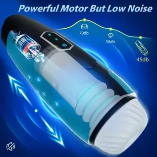 Automatic Male Masturbator Sex Toys - 2023 Upgraded Male Masturbators Cup for Men with 7 Thrusting & 7 Vibrating, Hands Free Adu