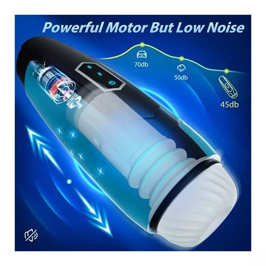 Automatic Male Masturbator Sex Toys - 2023 Upgraded Male Masturbators Cup for Men with 7 Thrusting & 7 Vibrating, Hands Free Adu