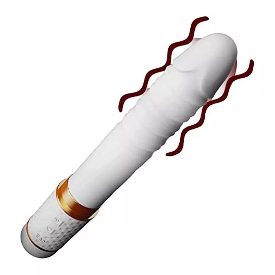 Realistic Vibrator, 10 Frequency Vibration Retractable Sucking Thrusting Dildo Magnetic Rechargeable Silicone Bullet Vibrator G-