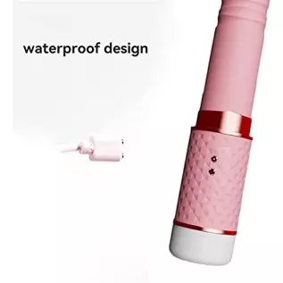 Realistic Vibrator, 10 Frequency Vibration Retractable Sucking Thrusting Dildo Magnetic Rechargeable Silicone Bullet Vibrator G-