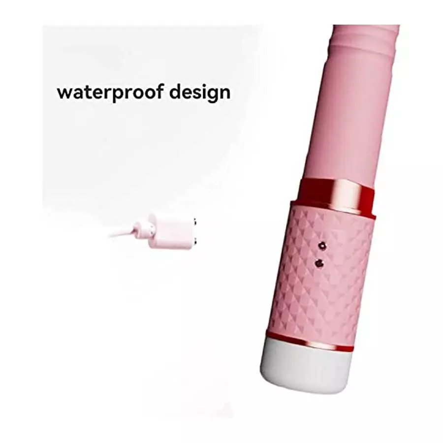 Realistic Vibrator, 10 Frequency Vibration Retractable Sucking Thrusting Dildo Magnetic Rechargeable Silicone Bullet Vibrator G-