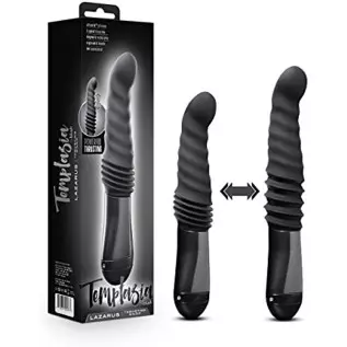 Blush Temptasia Lazarus Thrusting Silicone Dildo - 4.5 Inches Insertable Length and 1.5 Inches Width - 1.25 Inches Thrust Capabi