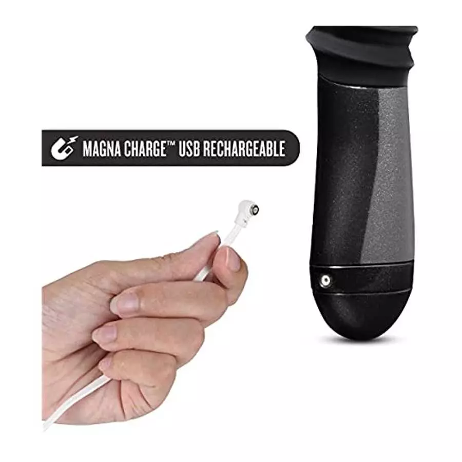 Blush Temptasia Lazarus Thrusting Silicone Dildo - 4.5 Inches Insertable Length and 1.5 Inches Width - 1.25 Inches Thrust Capabi