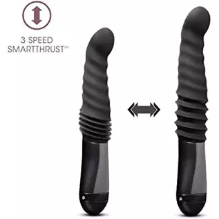 Blush Temptasia Lazarus Thrusting Silicone Dildo - 4.5 Inches Insertable Length and 1.5 Inches Width - 1.25 Inches Thrust Capabi