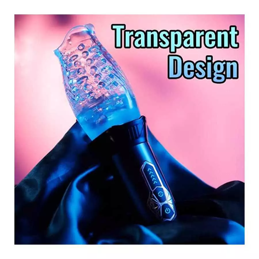 Automatic Rotating Male Masturbator Cup, Vibrating Male Masturbators with 5 Rotations & 10 Vibrations, Electric Pocket Pussy Mal