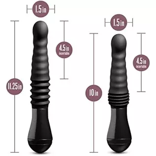 Blush Temptasia Lazarus Thrusting Silicone Dildo - 4.5 Inches Insertable Length and 1.5 Inches Width - 1.25 Inches Thrust Capabi