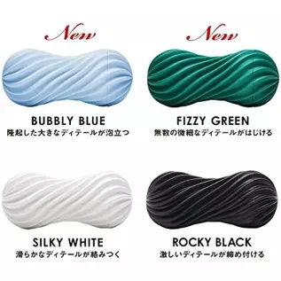 TENGA Flex Bubbly Blue Reusable Male Masturbator (MOV-003)