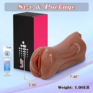 Lifelike Male Masturbator, Adorime 3D Textured Realistic Fleshy Pocket Pussy Sexual Vagina Sex Stroker, Brown Sex Doll Stroking Lifelike Male Masturbator, Adorime 3D Textured Realistic Fleshy Pocket Pussy Sexual Vagina Sex Stroker, Brown Sex Doll Stroking