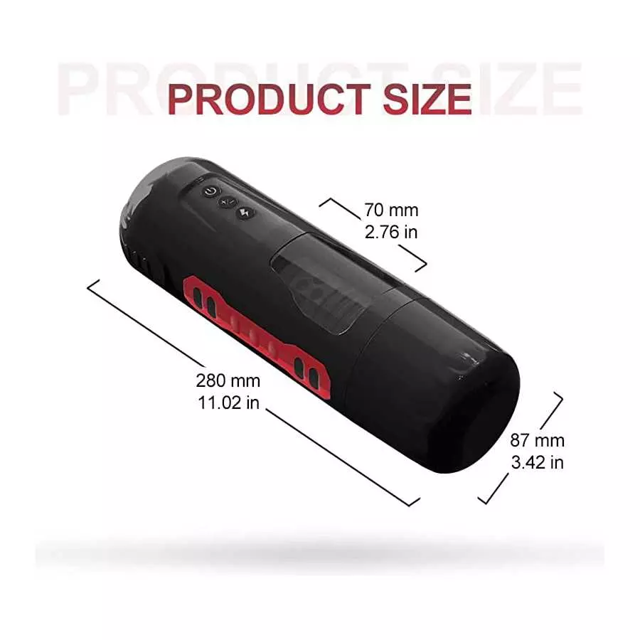 MMQ Automatic Male Masturbator Cup with 7 Thrusting &Rotating & 3stretching for Penis Stimulation, Electric Male Masturbators wi