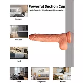 Realistic Telescopic Penis for G-spot Stimulation,Thrusting Dildo Vibrator with Heating, Wireless Automatic Vibrating Dildos Ana Realistic Telescopic Penis for G-spot Stimulation,Thrusting Dildo Vibrator with Heating, Wireless Automatic Vibrating Dildos Ana