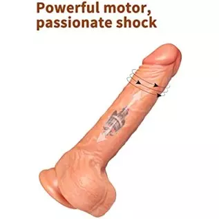 Realistic Telescopic Penis for G-spot Stimulation,Thrusting Dildo Vibrator with Heating, Wireless Automatic Vibrating Dildos Ana Realistic Telescopic Penis for G-spot Stimulation,Thrusting Dildo Vibrator with Heating, Wireless Automatic Vibrating Dildos Ana