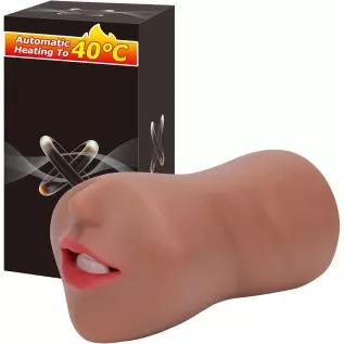 Automatic Male Masturbator Adult Sex Toys Hot Mouth Airplane Cups Pocket Pussy for Men 7 Vibration Modes Mouth Sex Cups Continuo