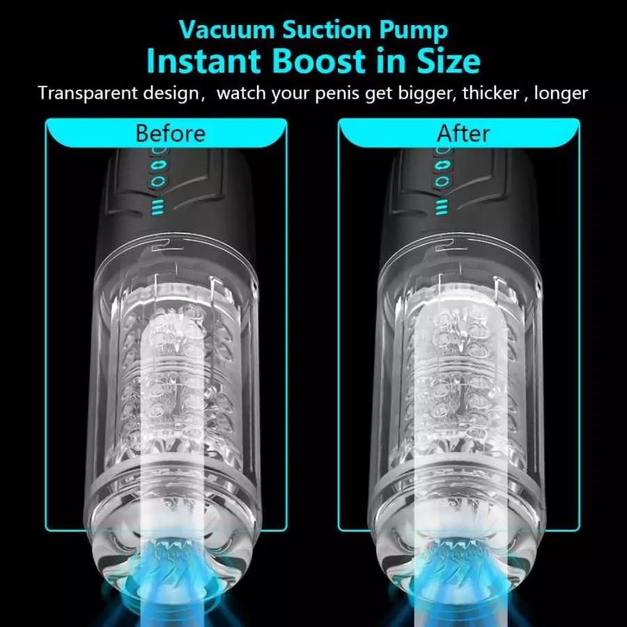 Automatic Male Masturbator Penis Pump Detachable Male Masturbators with 7 Rotation & 7 Suction Modes Pocket Pussy Waterproof Blo