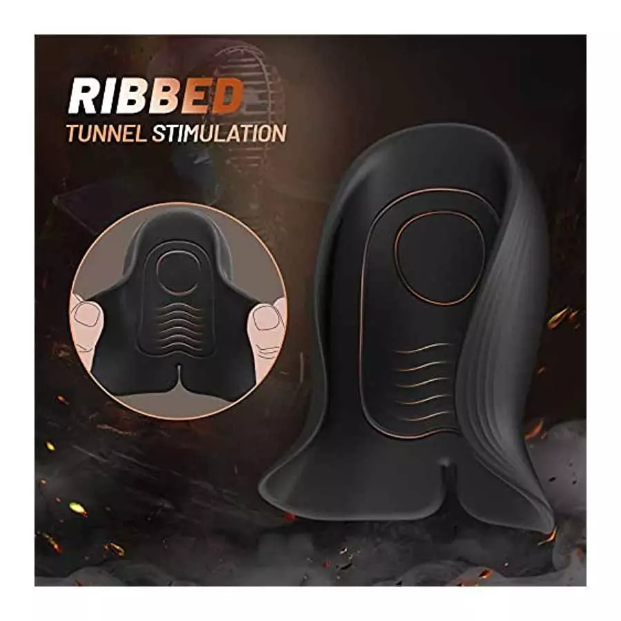 Penis Training Vibrator with 12 Powerful Vibrations, Testicle Coverage & Multifunctional Male Vibrator for Male Masturbation, Ul