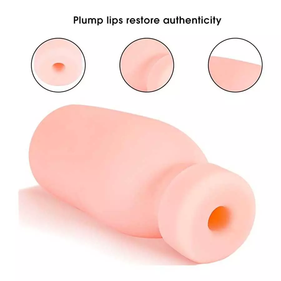 Male masturbator Aircraft Cup, Real Channel has Particles with Suction, Portable and Easy to Clean, The Shape of The Milk Bottle