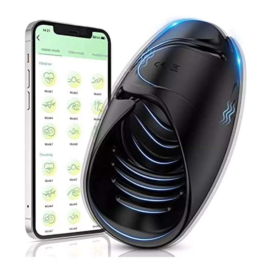 Male Masturbator Penis Training Vibrator with APP Control, Adult Sex Toys Masturbation Sexual Massager with 9 Modes for Men Prol Male Masturbator Penis Training Vibrator with APP Control, Adult Sex Toys Masturbation Sexual Massager with 9 Modes for Men Prol