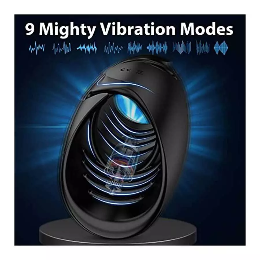 Male Masturbator Penis Training Vibrator with APP Control, Adult Sex Toys Masturbation Sexual Massager with 9 Modes for Men Prol