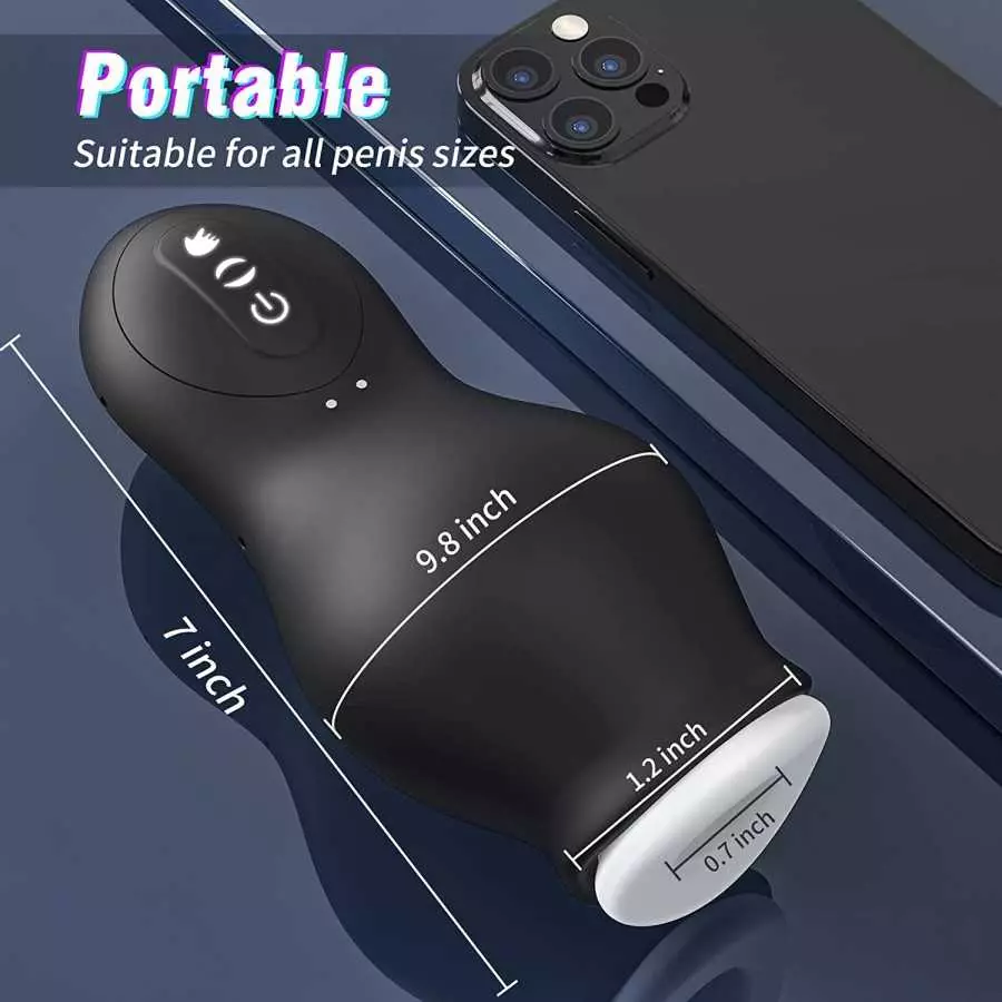 Automatic Male Masturbator Sucking Toy,KUUVAL Penis Pumps with 7 Sucking & 7 Vibrations for Men Enlargement,Blowjob Machine Stro