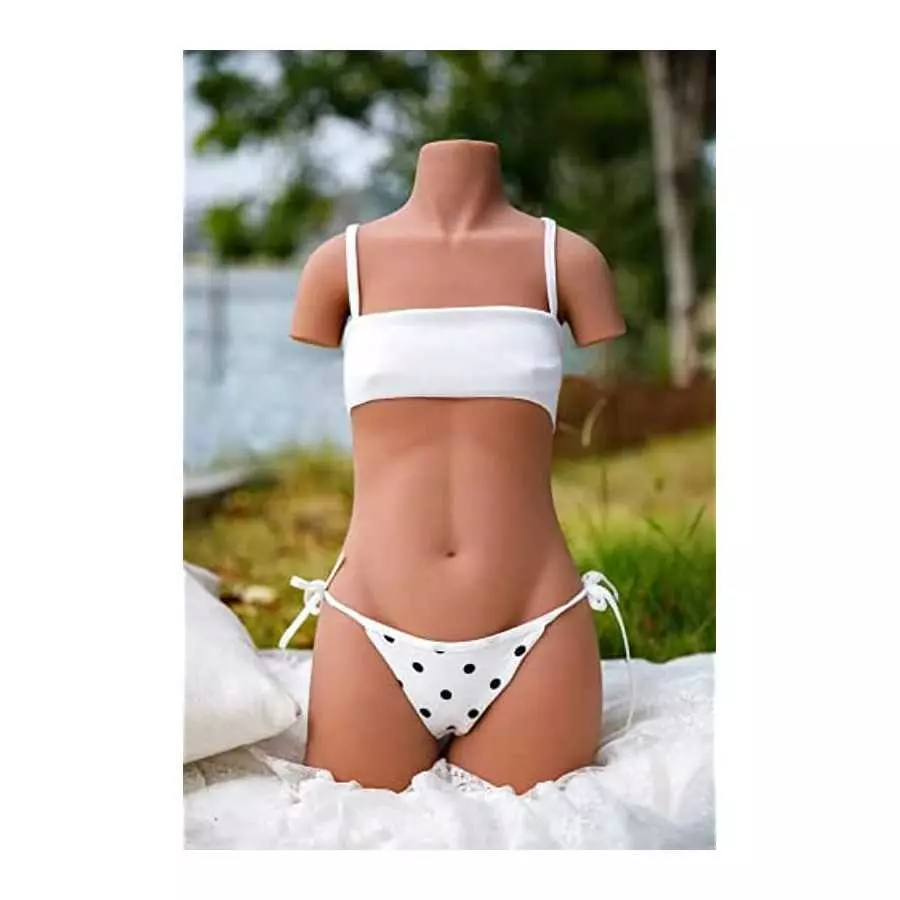 Dalinch Flat Chest Lifelike Sex Doll（Contains Blowjob Toys） Male Masturbator for Men Masturbation with Torso,Realistic Love Doll