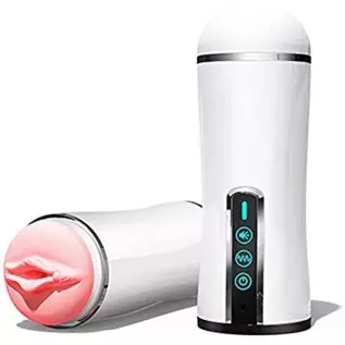 3D Realistic USB Cable Rechargeable Training Masturbator Toys Men Quiet Auto Charging Masturbation Waterproof Automatic Male Sil