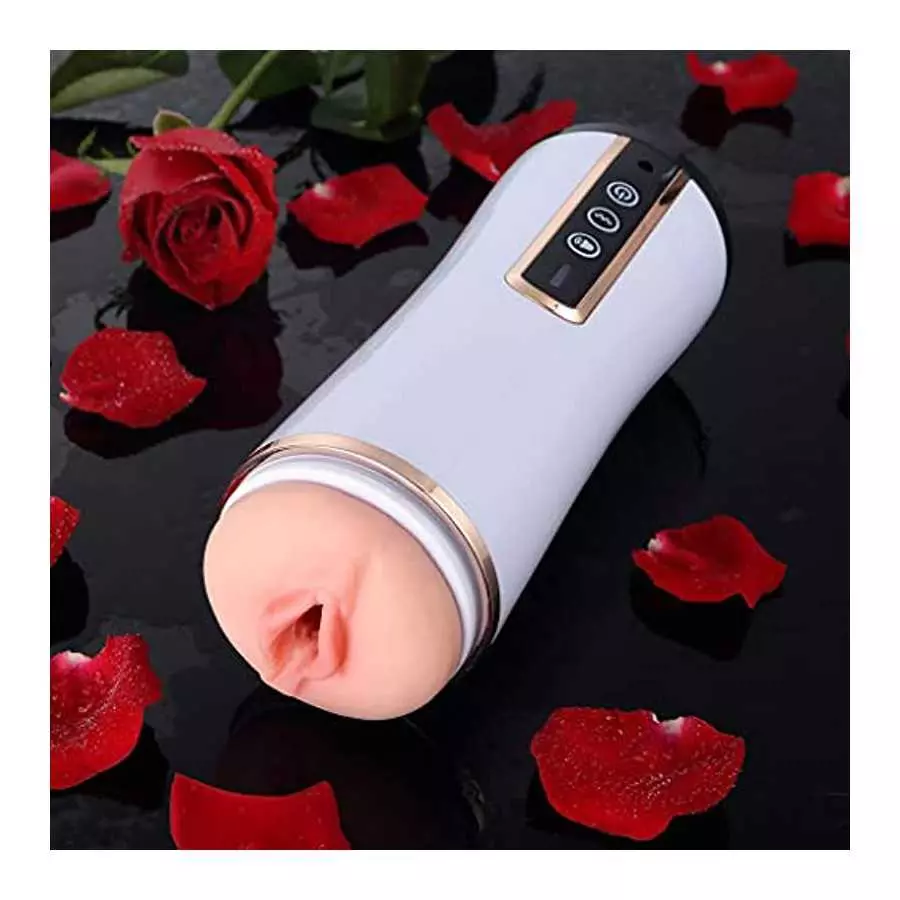 3D Realistic USB Cable Rechargeable Training Masturbator Toys Men Quiet Auto Charging Masturbation Waterproof Automatic Male Sil