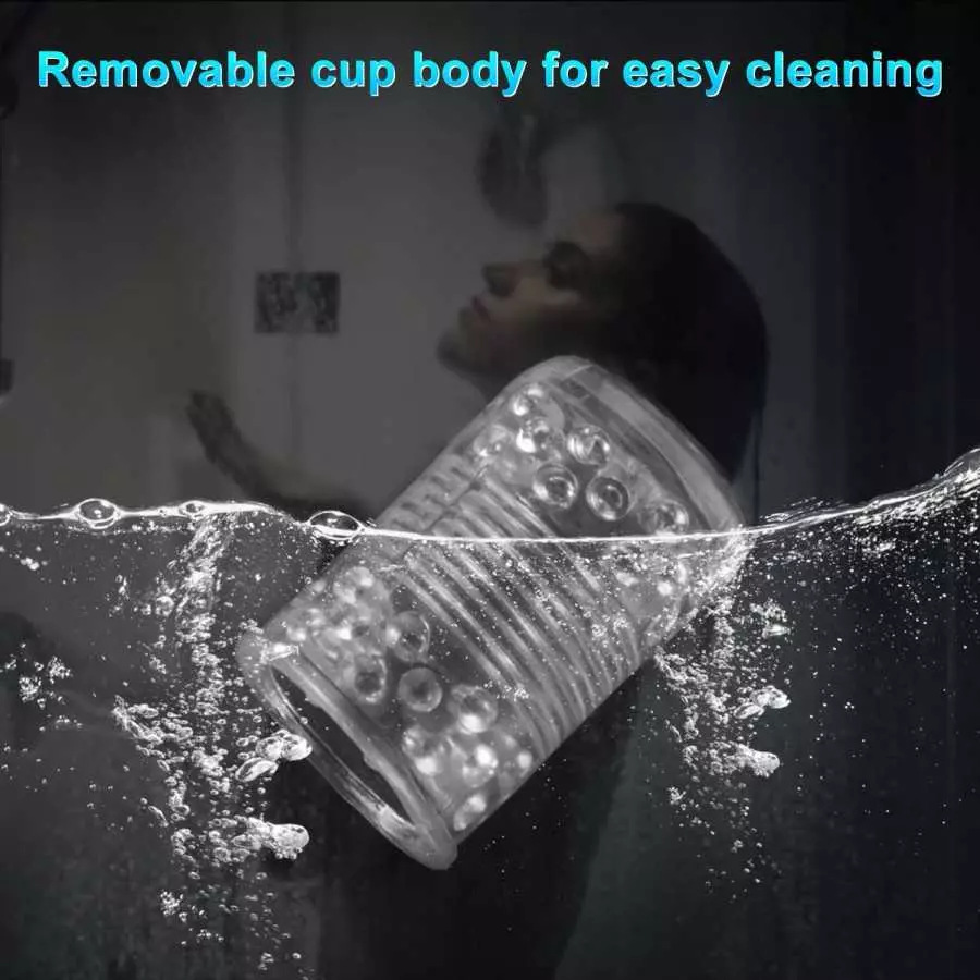 Automatic Male Masturbator with 7 Powerful Thrusting & Rotating Modes, Kaysroal 3D Large Grain Texture Pocket Pussy Blowjob Stro