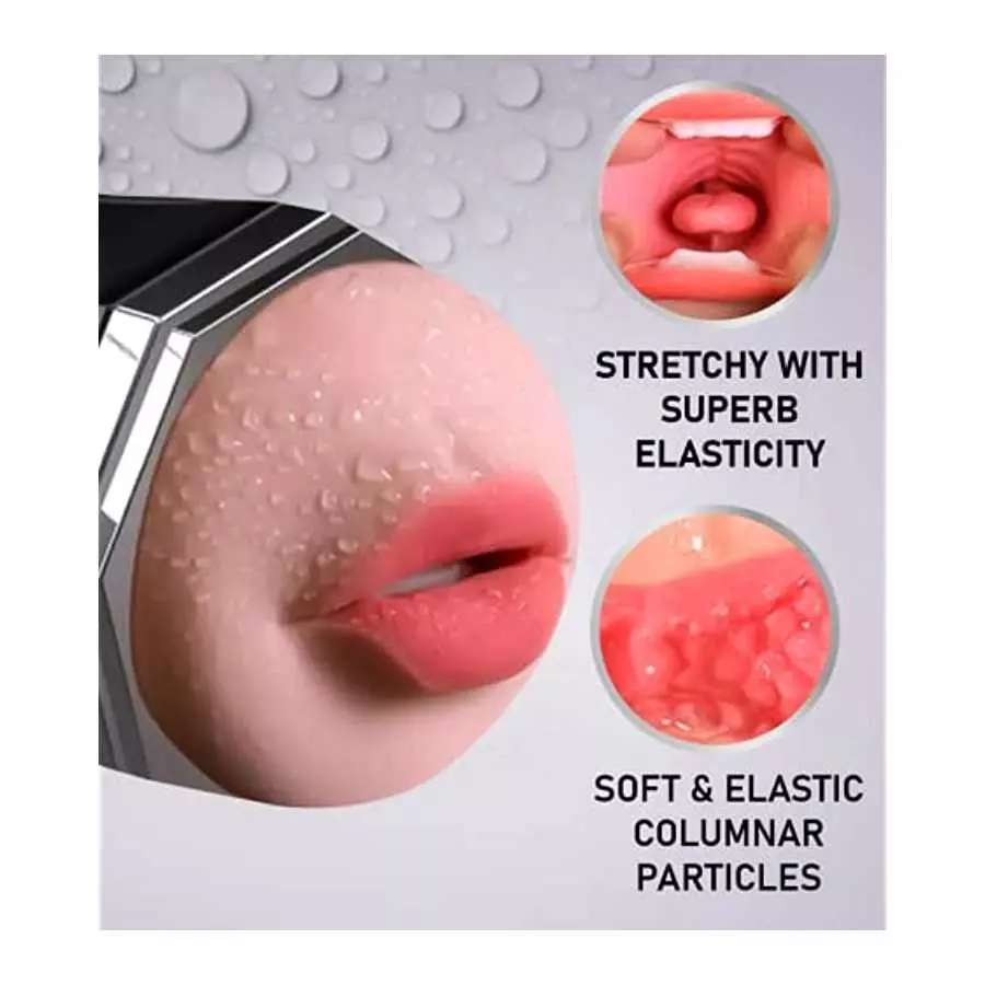 Male Masturbator, Sucking Male Masturbators Cup with Vibration & 3D Textured, Pocket Pussy Male Stroker, Adult Male Sex Toys for