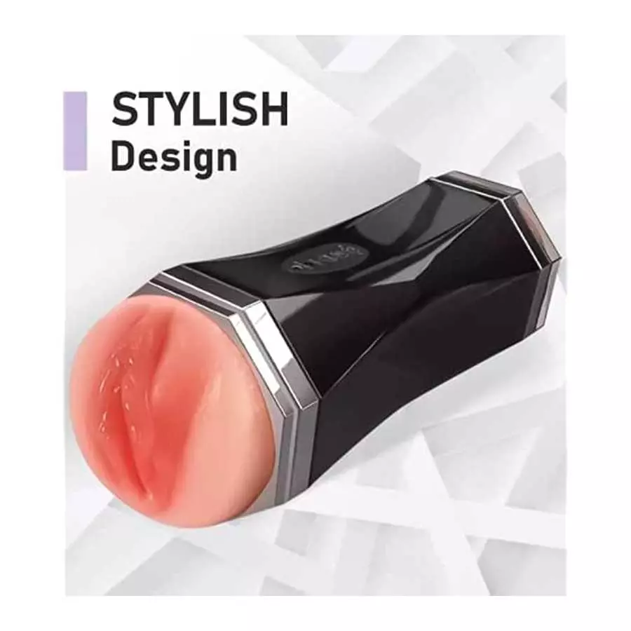 Male Masturbator, Sucking Male Masturbators Cup with Vibration & 3D Textured, Pocket Pussy Male Stroker, Adult Male Sex Toys for