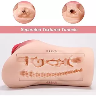 Realistic Male Masturbator Pocket Pussy Stroker for Men Masturbation, 2 in 1 Easy Grip Male Stroker Lifelike Adult Sex Toy Porta Realistic Male Masturbator Pocket Pussy Stroker for Men Masturbation, 2 in 1 Easy Grip Male Stroker Lifelike Adult Sex Toy Porta