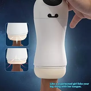 Automatic Male Masturbator Cup with 3 Sucking & 12 Vibration, Electric Silicone Male Penis Stroker Blowjob Cup for Men, Pocket P