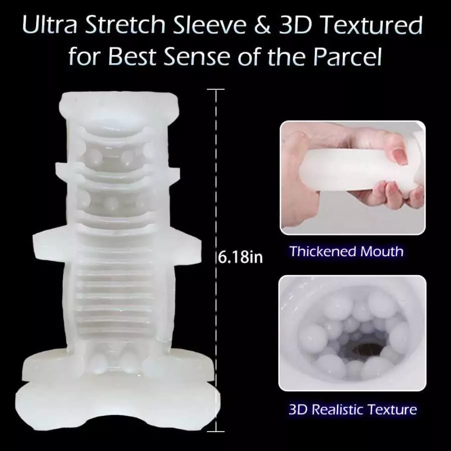 Automatic Blowjob Sex Machine Male Masturbators, Adult Sex Toys for Men's Sex Pleasure,MXUXEN Thrusting Vibrating Hands Free Mal