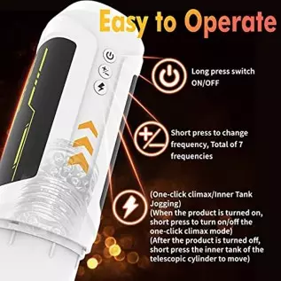 Automatic Male Masturbator Cup Adult Sex Toys Electric Pocket Pussy Stroker with 7 Thrusting & Rotating Modes for Penis Stimulat Automatic Male Masturbator Cup Adult Sex Toys Electric Pocket Pussy Stroker with 7 Thrusting & Rotating Modes for Penis Stimulat
