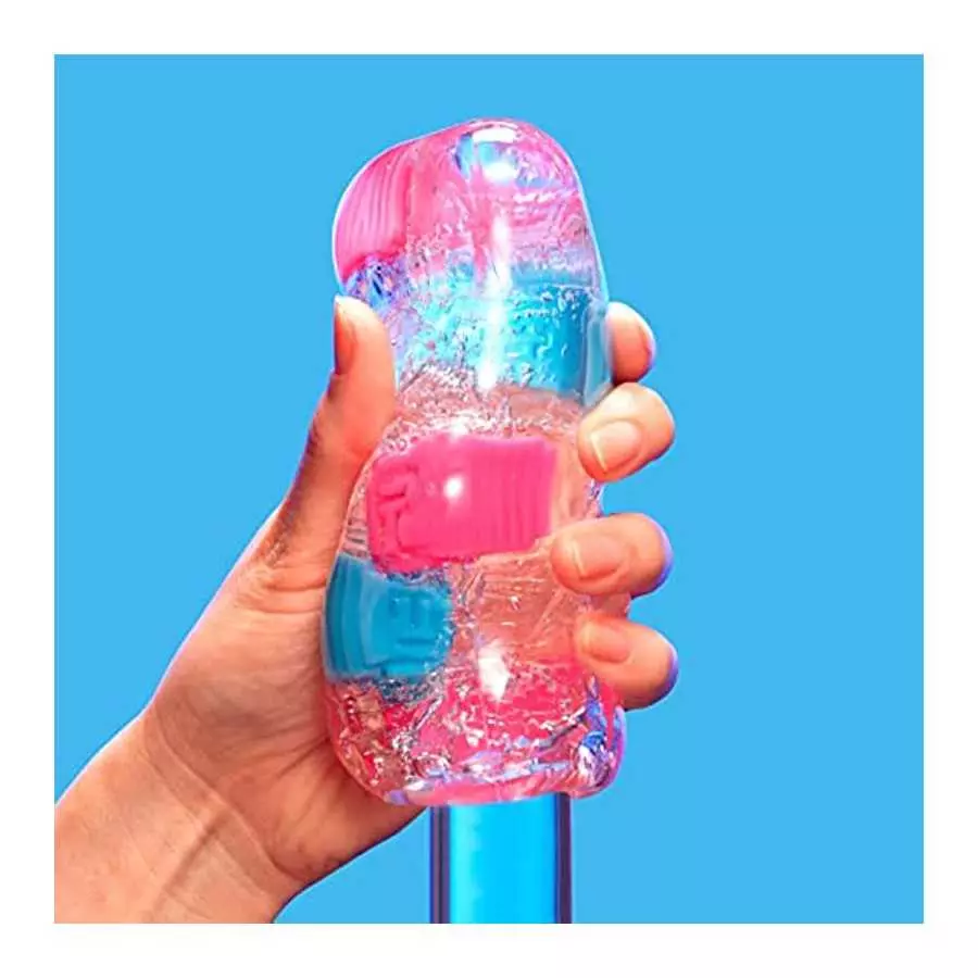 TENGA Bobble BOB-001 Crazy Cubes Reusable Male Masturbator, Translucent