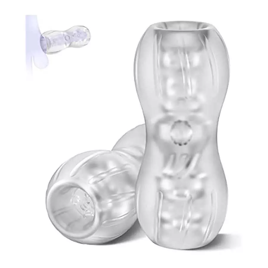 Male Masturbator,Mens Stroker Sex Toys for Him,Pocket Pussies Portable with Vagina Double Orifaced Male BlowjobToy, Super Elasti Male Masturbator,Mens Stroker Sex Toys for Him,Pocket Pussies Portable with Vagina Double Orifaced Male BlowjobToy, Super Elasti