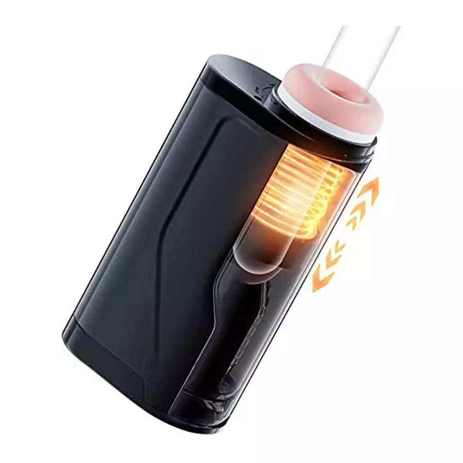 Automatic Male Masturbator, Penis Stimulating Vibrator 10 Modes, Telescopic Male Masturbator Sucking, Strong Suction Full Wrap M