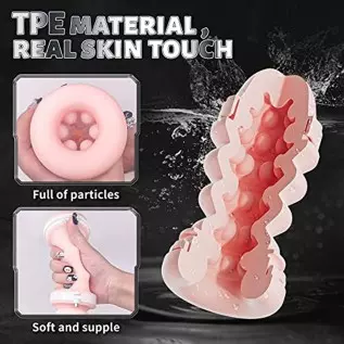 Automatic Male Masturbator, Penis Stimulating Vibrator 10 Modes, Telescopic Male Masturbator Sucking, Strong Suction Full Wrap M