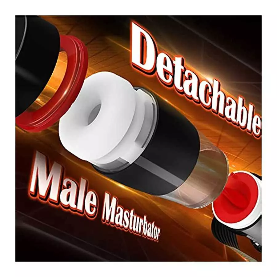 Automatic Tongue Licking Male Masturbators, Sucking Male Masturbator Cup with 7 Licking Modes & 4 Suction Modes for Mens Male Se