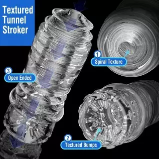 Male Masturbators Cup Pocket Pussy Portable Stroker with Textured Tunnel and Bumps Ultra Soft Stretchy TJIJP Blow Job Sex Toy fo Male Masturbators Cup Pocket Pussy Portable Stroker with Textured Tunnel and Bumps Ultra Soft Stretchy TJIJP Blow Job Sex Toy fo