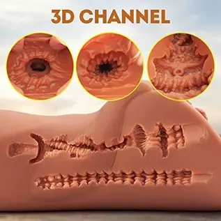 Realistic Pocket Pussy Male Masturbator Toy with 3D Tight Vagina,Brown-Skin Pussy masturbator with Real Vulva and Clitoris,Porta Realistic Pocket Pussy Male Masturbator Toy with 3D Tight Vagina,Brown-Skin Pussy masturbator with Real Vulva and Clitoris,Porta
