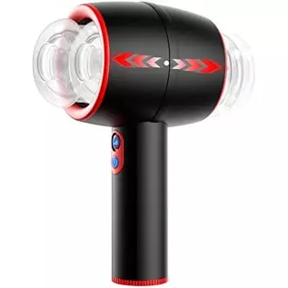 Automatic Male Masturbator, AMOVIBE Male Masturbators Cup with 3 Thrusting Modes, Double Speed Magnetic Charging Sex Toys for Me