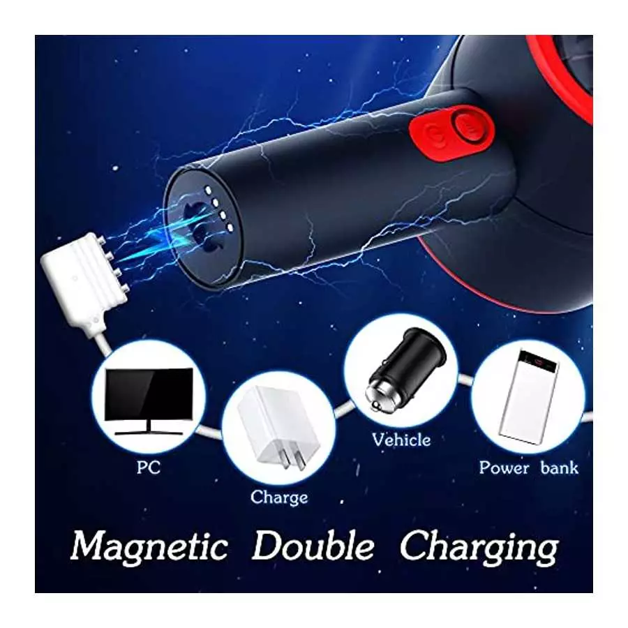 Automatic Male Masturbator, AMOVIBE Male Masturbators Cup with 3 Thrusting Modes, Double Speed Magnetic Charging Sex Toys for Me