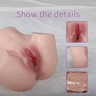 9.26LB Sex Doll Realistic Male Masturbator with Vaginal Anal Doggy Sex Pussy, Adult Sex Toys for Men Masturbation, Pocket Female