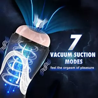 Automatic Male Masturbators Sucking, Edan's Secret Oral Sex Stroker Toy with 7 Suction & 10 Vibration, Blowjob Pocket Pussy Adul Automatic Male Masturbators Sucking, Edan's Secret Oral Sex Stroker Toy with 7 Suction & 10 Vibration, Blowjob Pocket Pussy Adul