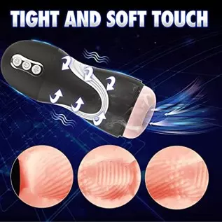 Automatic Male Masturbators Sucking, Edan's Secret Oral Sex Stroker Toy with 7 Suction & 10 Vibration, Blowjob Pocket Pussy Adul Automatic Male Masturbators Sucking, Edan's Secret Oral Sex Stroker Toy with 7 Suction & 10 Vibration, Blowjob Pocket Pussy Adul
