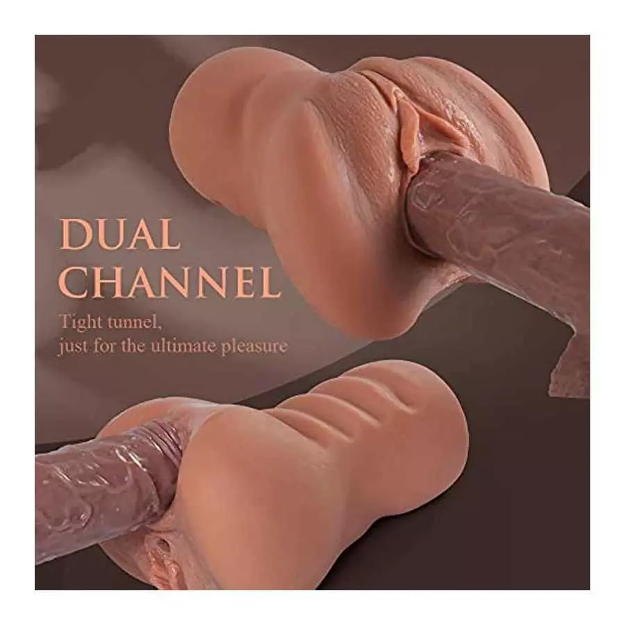 Realistic Male Masturbator, Pocket Pussy with 3D Structure for Men Masturbation, Lifelike Adult Sex Toy Strocker, Masturbators B