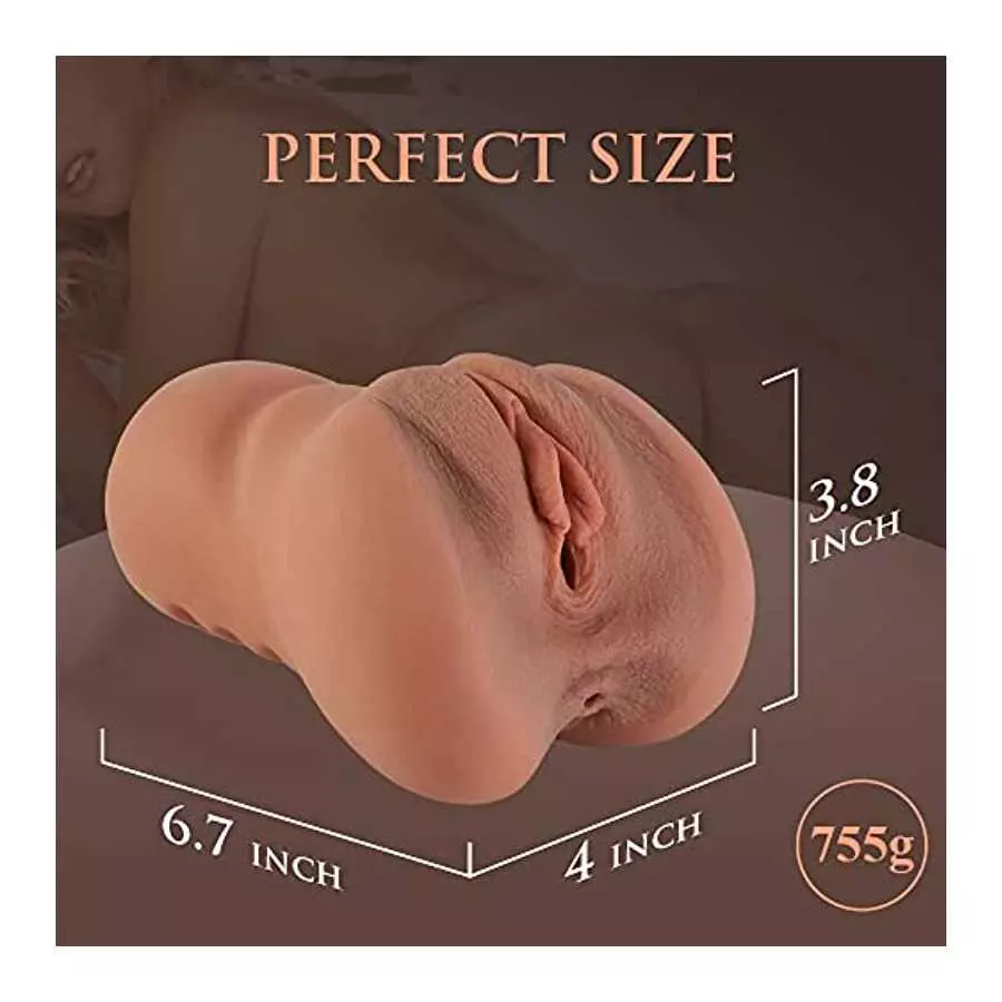 Realistic Male Masturbator, Pocket Pussy with 3D Structure for Men Masturbation, Lifelike Adult Sex Toy Strocker, Masturbators B