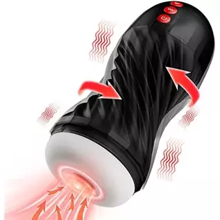 Automatic Sucking Male Masturbator Cup for Beginners, Pocket Pussy with 7 Vibrating Modes & 5 Suctions Penis Stimulation, Electr