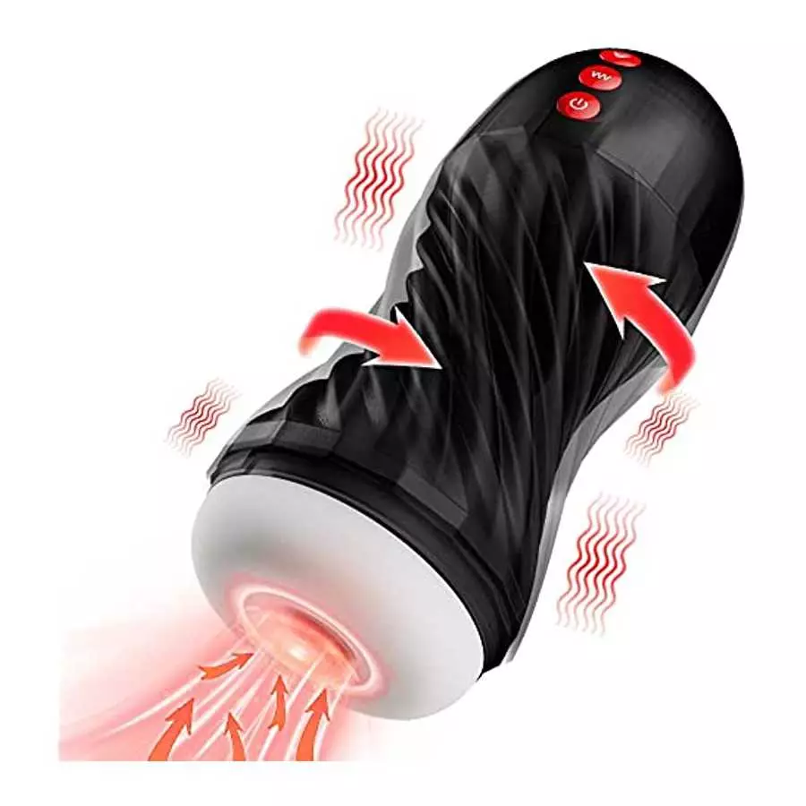 Automatic Sucking Male Masturbator Cup for Beginners, Pocket Pussy with 7 Vibrating Modes & 5 Suctions Penis Stimulation, Electr