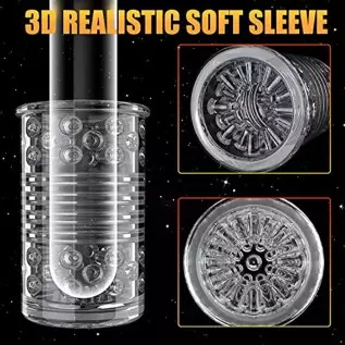 Automatic Male Masturbators Sex Toys for Men, Male Masturbator Cup with 7 Thrusting Rotation Modes for Penis Stimulation, 3D Rea Automatic Male Masturbators Sex Toys for Men, Male Masturbator Cup with 7 Thrusting Rotation Modes for Penis Stimulation, 3D Rea